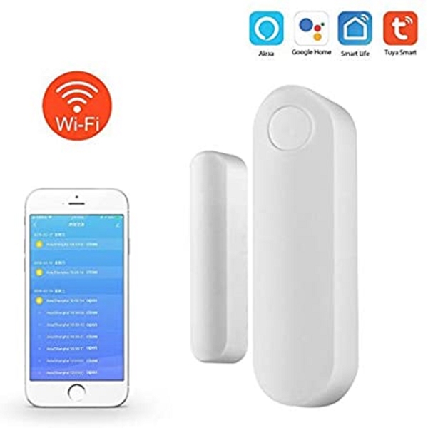 Cảm biến má từ cửa báo động qua wifi điện thoại Tuya ST-MA6