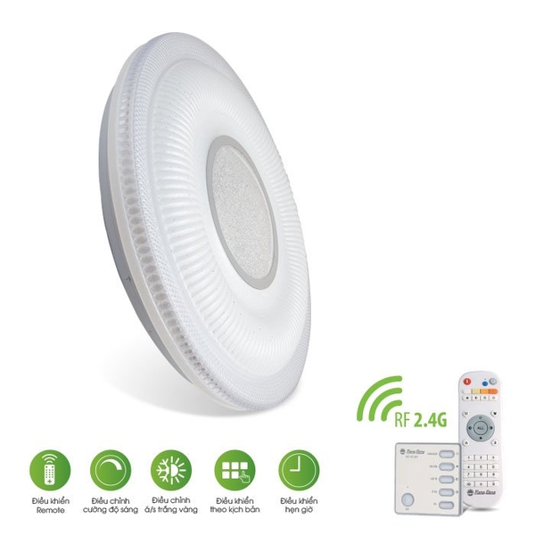 Đèn led ốp trần D LN21L 500/40W.RF Rạng Đông