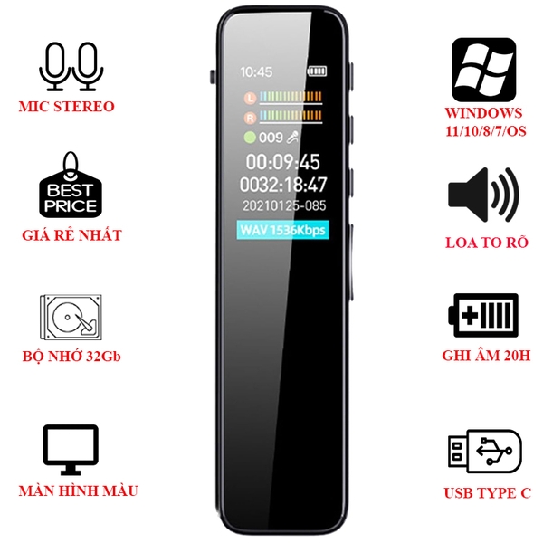 Máy Ghi Âm SUNTECH V70-32G