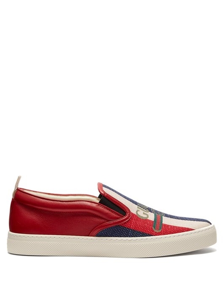 GIÀY GUCCI Sylvie logo slip-on trainers