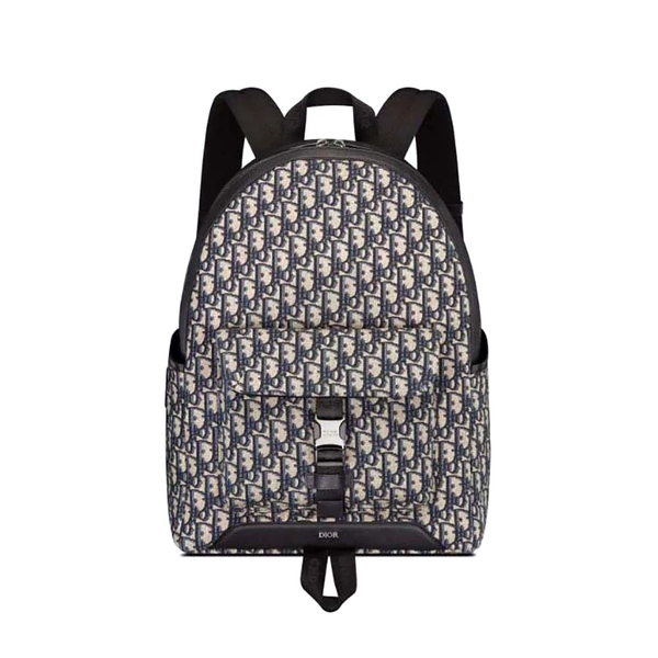 BALO Dior Explorer Backpack Beige and Black Dior Oblique Jacquard