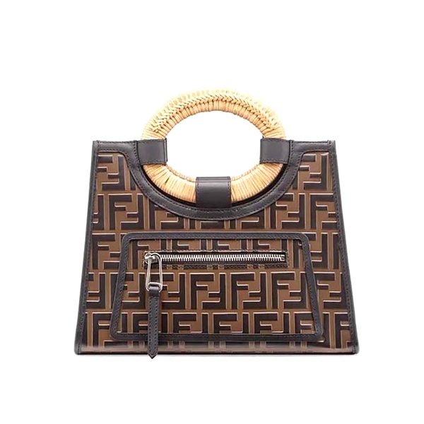 TÚI Fendi Runaway Shopper Multicolor Leather Shopper