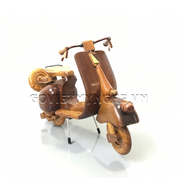 Mô Hình Xe Vespa Gỗ - Gỗ căm xe