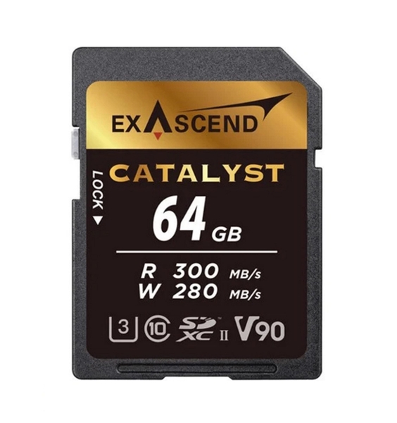 Thẻ nhớ SDXC Exascend Catalyst 64GB 300MB/280MB/s V90