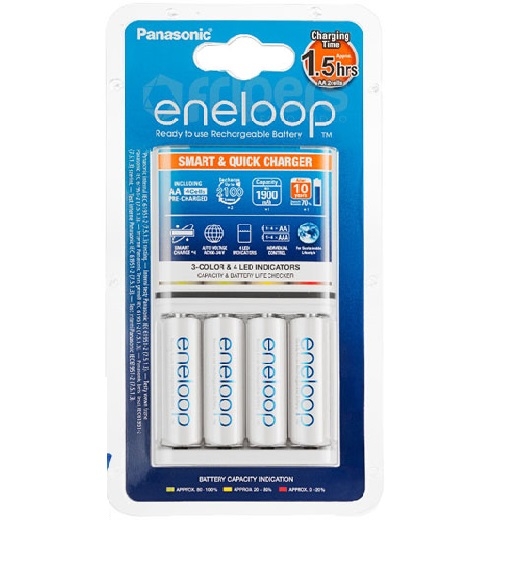 Bộ Pin Sạc Nhanh Panasonic - Eneloop AA/ AAA (4 Viên AA 2000mAh)