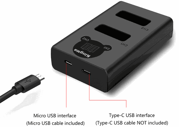 Bộ pin sạc Kingma DB-110 cho Ricoh, Mới 100%