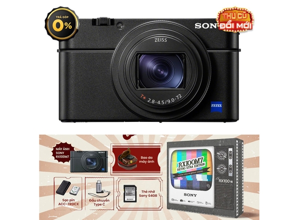 Bộ sản phẩm Sony RX100 Mark VII Retro Xtra Edition | Chính hãng