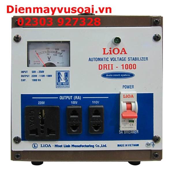 Ổn áp Lioa DRII-1000