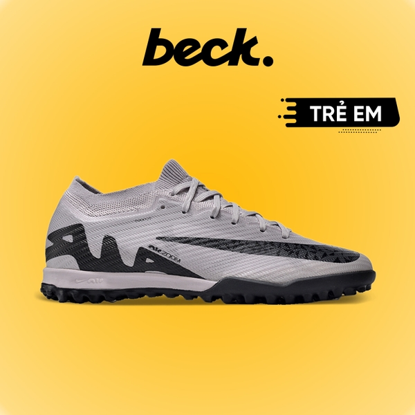 giay-bong-da-tre-em-nike-mercurial-vapor-15-elite-xam-vach-den-co-lung-tf