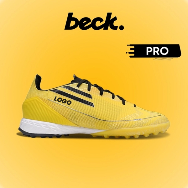 giay-bong-da-adidas-f50-pro-vang-den-luoi-ga-lien-tf