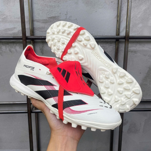 Giày Bóng Đá Adidas Predator 25 Elite Lưỡi Gà Gập Dây Chun Trắng Ngà ...