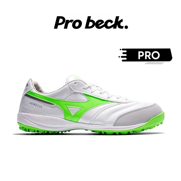giay-bong-da-mizuno-morelia-sala-pro-tf-q1gb251337-trang-xanh-la