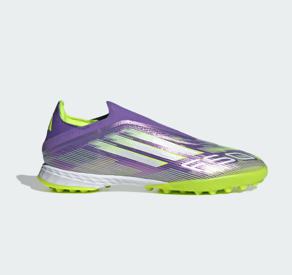 giay-bong-da-adidas-f50-pro-ll-tf-laceless-jr9330-tim-xanh