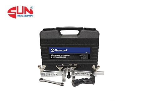 Bộ dụng cụ cắt hạng nặng và loe ống đồng góc rộng 45º kèm cờ lê bánh cóc Mastercool 70094