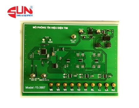 Mô Hình Mô Phỏng Tín Hiệu Điện Tim Và Nhiễu YS-3887