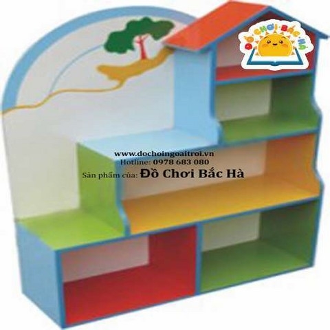 giá đồ chơi hình ngôi nhà - B149