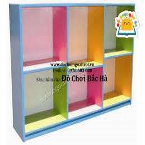 giá đồ chơi 2 tầng 6 khoang - B181