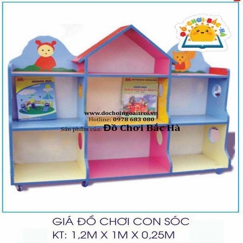 giá đồ chơi hình con sóc - B124