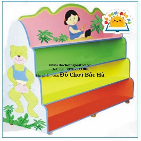 Giá sách 2 mặt hình con gấu - B207