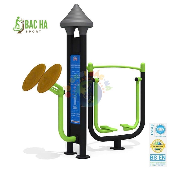 MÁY TẬP TAY VAI KẾT HỢP ĐI BỘ TRÊN KHÔNG 2 TRỤ