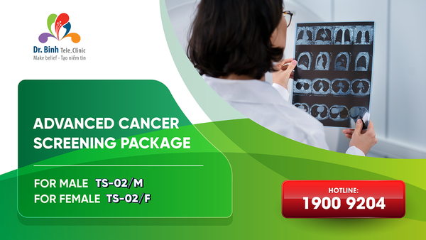 ADVANCED CANCER SCREENING PACKAGE FOR MALE & FEMALE | TS-02/M | TS-02/F