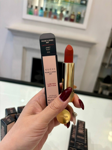 Son Gucci Màu 505 Janet Rust Matte Đỏ Đất