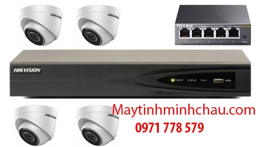 BỘ 4 CAMERA 2.0 IP DS-2CD1321-I