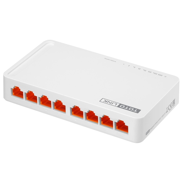 Switch 8 Port Totolink S808 (8 cổng 10/100Mbps)