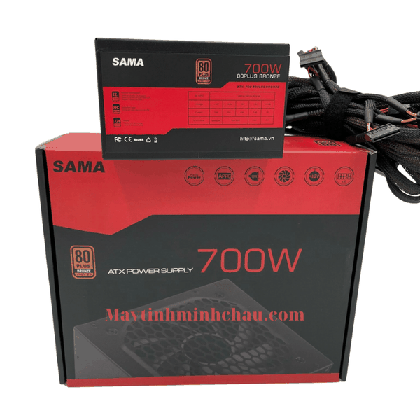 Nguồn máy tính SAMA BTX-700 700W 80Plus Bronze