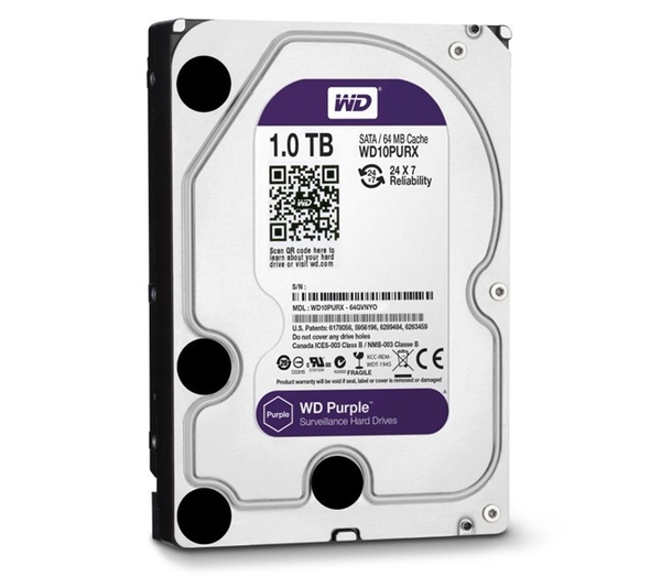 Ổ cứng HDD 3.5 Inch WD Purple 1T WD10PURX