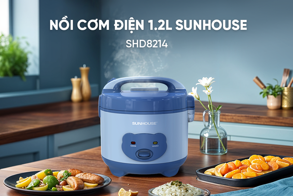 Nồi cơm điện 1.2L Sunhouse SHD8214