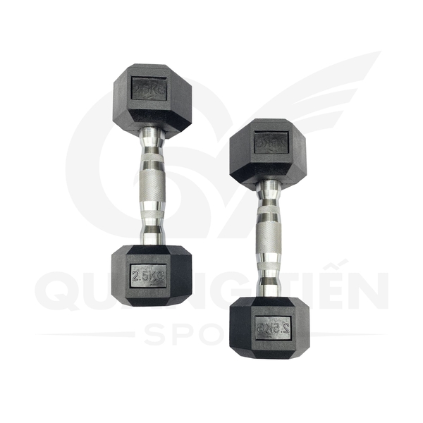 Tạ tay lục giác cao cu cao cấp QT02