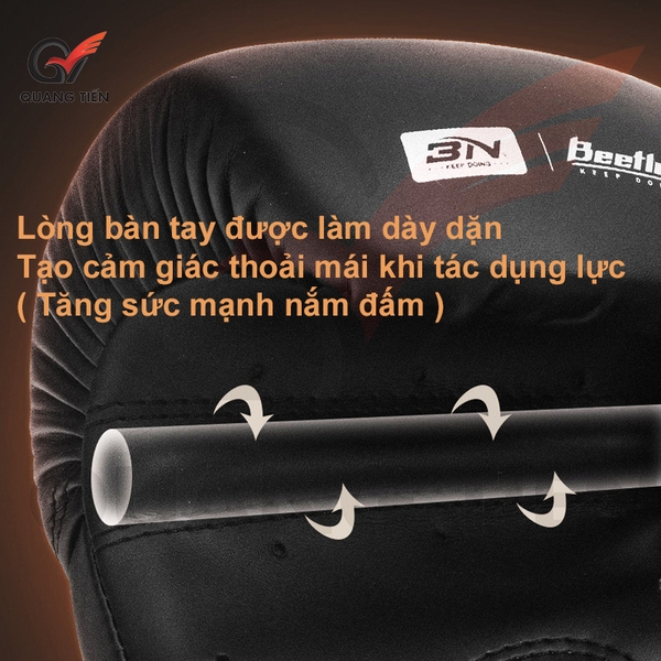 Găng Tay boxing BN BEETES cao cấp chính hãng - Màu đỏ