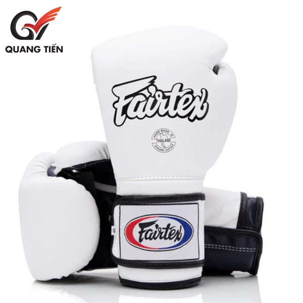 Găng Tay Boxing Fairtex BGV9 Mexican Style - HEAVY HITTER - Trắng Đen