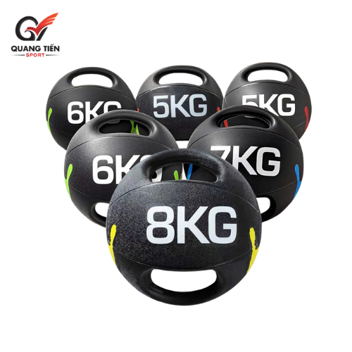Bóng tạ tập thể lực ,có tay cầm tiện dụng, mặt nhám chống trơn trượt, hỗ trợ các bài tập gym