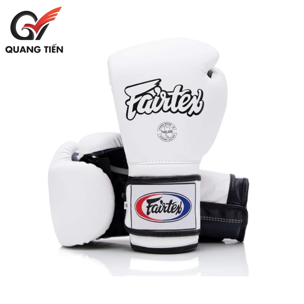 Găng Tay Boxing Fairtex BGV9 Mexican Style - HEAVY HITTER - Trắng Đen