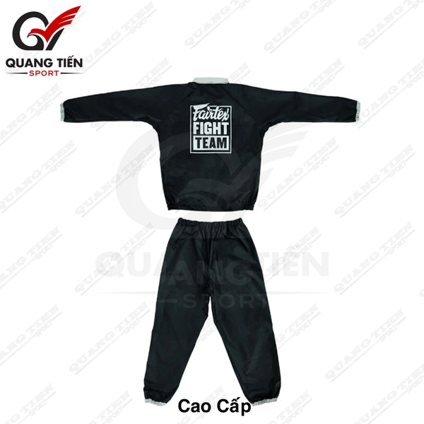 Quần Áo Ép Cân FAIRTEX VS4 VINYL SWEATSUIT cao cấp chính hãng ( màu trắng )