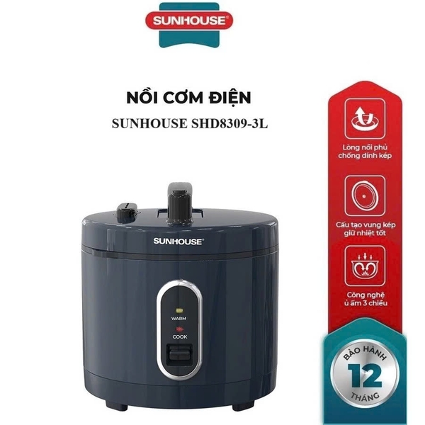 Nồi cơm điện 3L Sunhouse SHD8309