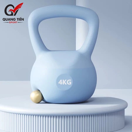 Tạ Ấm Vỏ Mềm Không Chấn Thương, Không Vỡ - Lõi cát sắt 4KG/ 6KG/ 8KG 1 Quả