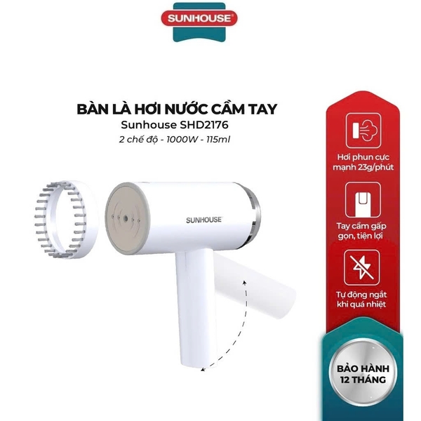 Bàn là hơi nước cầm tay Sunhouse SHD2176