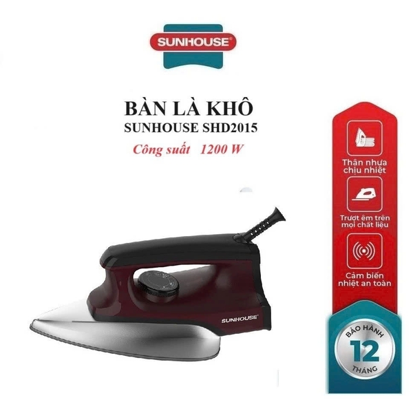 Bàn là khô Sunhouse SHD2015