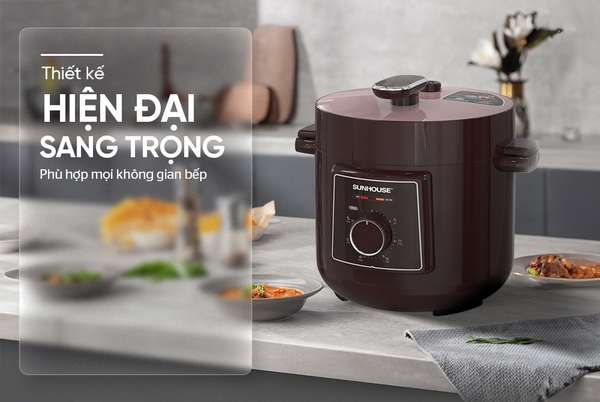 Nồi áp suất điện đa năng Sunhouse SHD1540