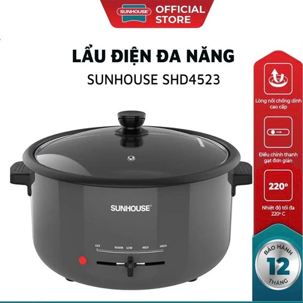 Lẩu điện 3.5L Sunhouse SHD4523