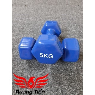 tạ xanh 5kg cao cấp chính hãng (giá 1 quả)