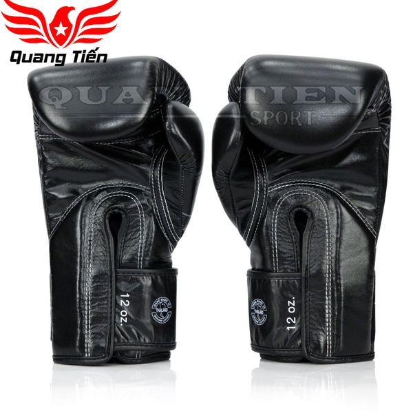 Găng tay boxing BGV Fairtex X MTGP Black Velcro xanh