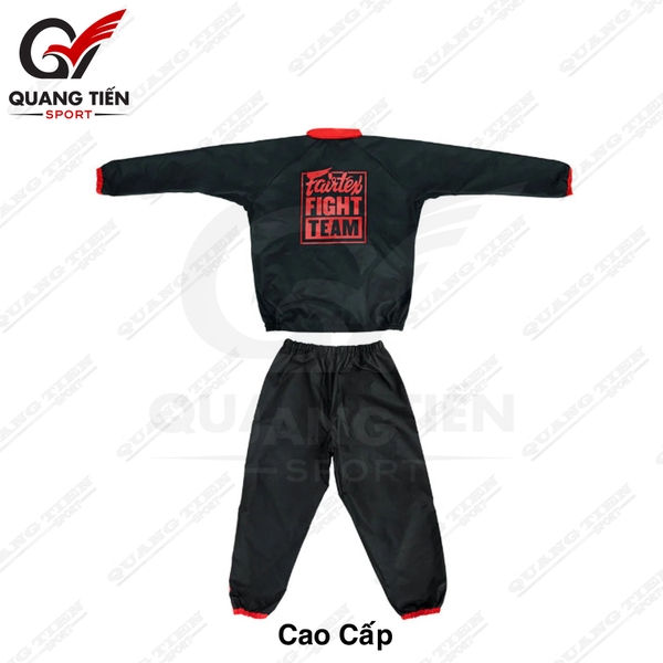 Quần Áo Ép Cân FAIRTEX VS4 VINYL SWEATSUIT cao cấp chính hãng ( màu đỏ )