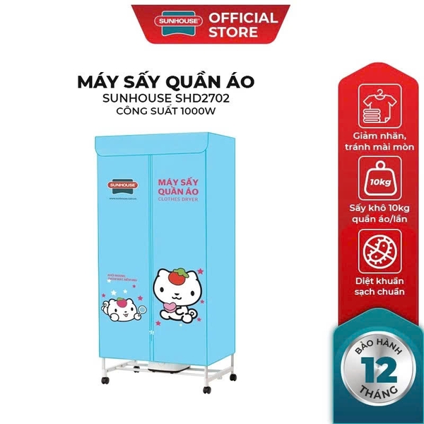Máy sấy quần áo Sunhouse SHD2702