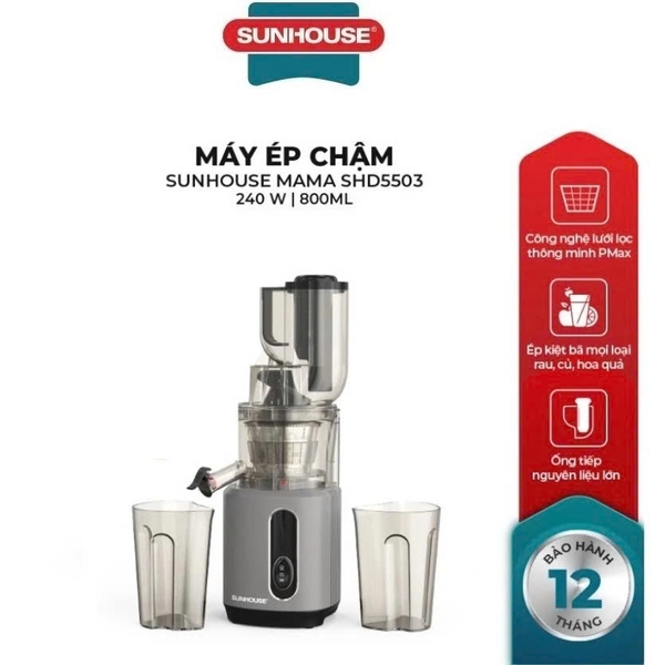 Máy ép chậm Sunhouse SHD5503