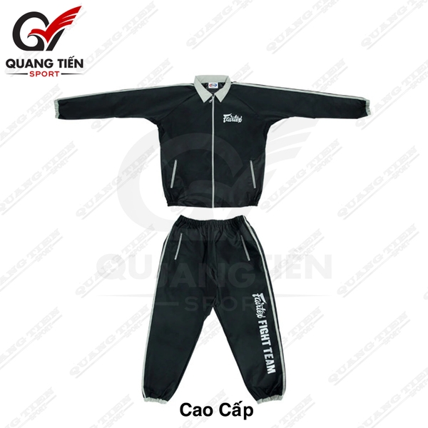 Quần Áo Ép Cân FAIRTEX VS4 VINYL SWEATSUIT cao cấp chính hãng ( màu trắng )