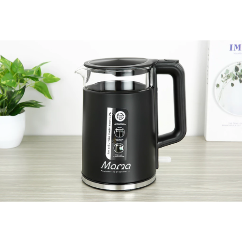 Ấm siêu tốc thủy tinh 1.7L Sunhouse SHD1330